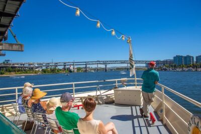 2-hour Lunch Cruise on Willamette River - Hawthorne to Marquam: the downtown bridge run with real numbers