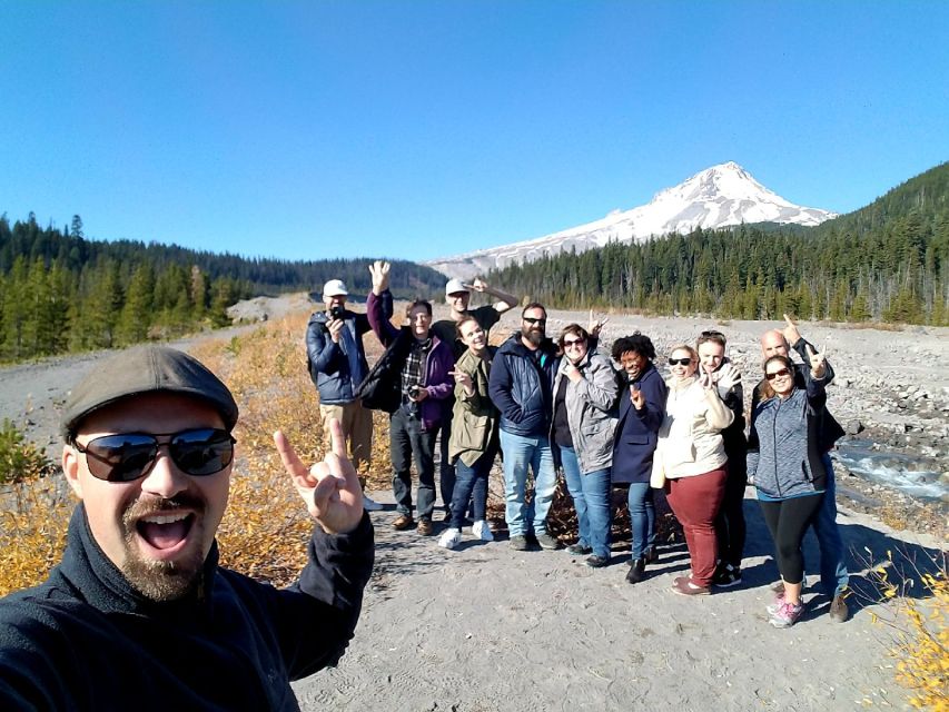 From Portland: Columbia Gorge Waterfalls and Mt. Hood Tour - Multnomah Falls and the historic lodge saved in 2017