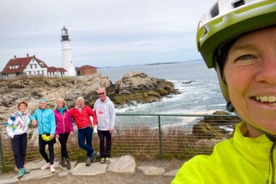 Lighthouse Bicycle Tour from South Portland with 4 Lighthouses - Stop 1: Bug Light Park (1875) and the “harbor entrance” perspective