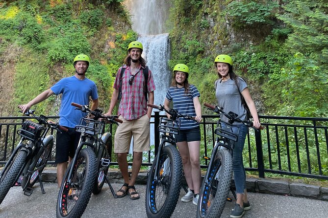 Multnomah Falls E-Bike Waterfall Tour (2+ Hours) - Multnomah Falls: park the bikes and enjoy the main event