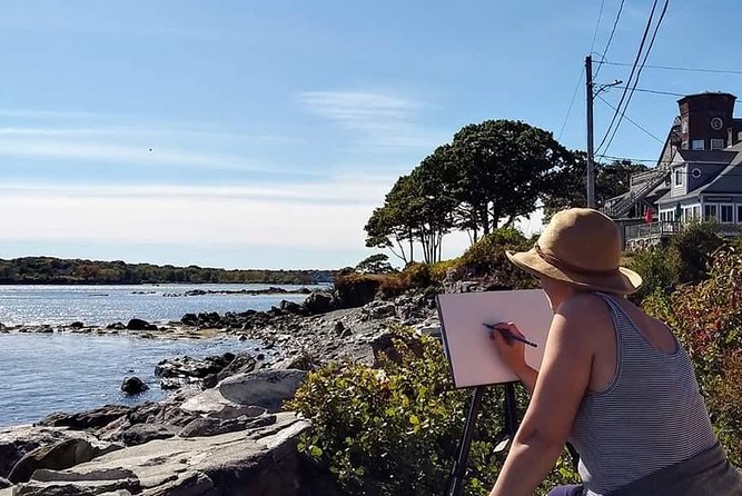 Paint Outdoors in Portland, Maine - Your 3-Hour Workshop Timeline From Fort Williams Park