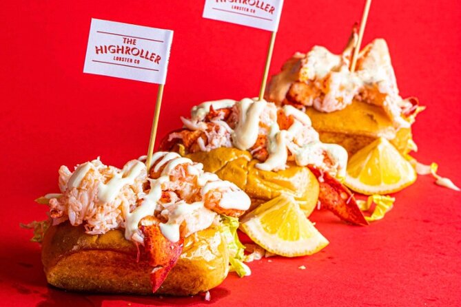 Portland Lobster Roll Walking Food Tour – Waterfront Stories - The lobster roll tasting: four styles across High Roller and Luke’s