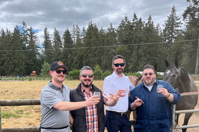 Private Back-Country Distillery, Brewery, or Pub Tour - Stop 1 in Wilsonville: first tastings and cigar pairing time