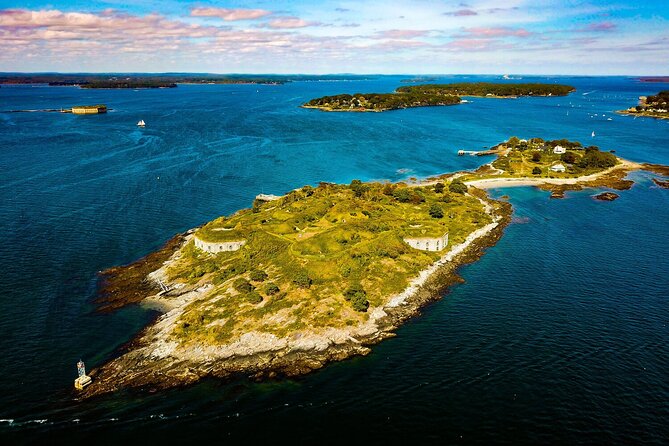 Private Island Fort Tour in Casco Bay: Boat Cruise & Island Tour - Fort Scammel walkabout: masonry, ruins, and the underground lantern moment
