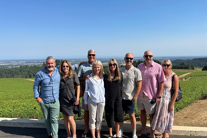 Private Oregon Wine Tour - Bring Up To 10 People - Three Wineries - Portland pickup and an air-conditioned start