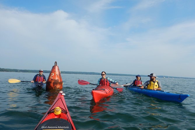 Sea Kayak to an Island Tour in Casco Bay - What to bring and how to dress for a chilly-windy sea kayak day