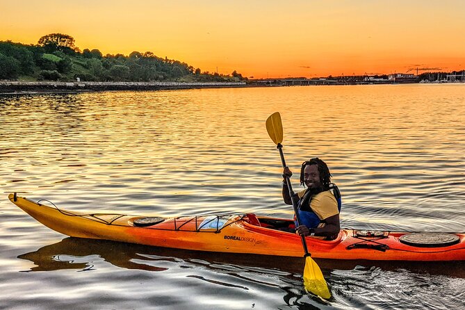 Sunset Sea Kayak Tour of Casco Bay - Stop 1: The 19th-century fort view from the middle of the harbor
