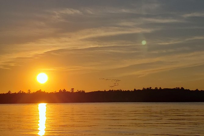 Sunset Tour by Kayak on Sebago Lake Maine - Kayak Setup, Lifejackets, and That Easy Getting-In Moment