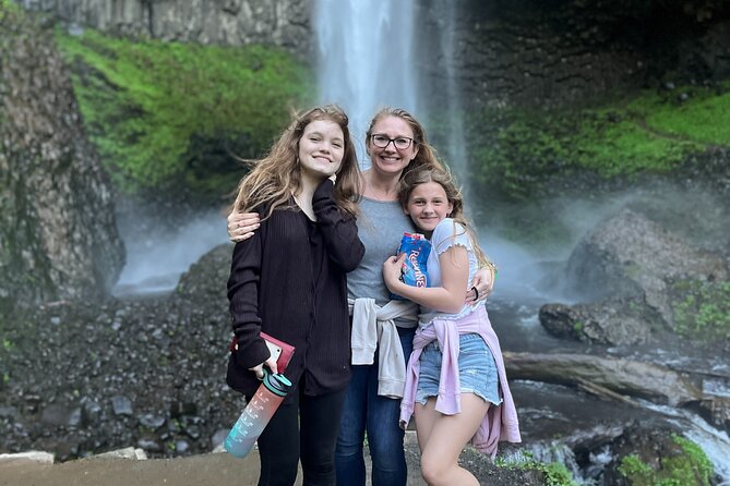 Sunset Tour of Multnomah Falls plus Vista House and Other Falls - Stop 3: Wahkeena Falls and the spray at “Most Beautiful”