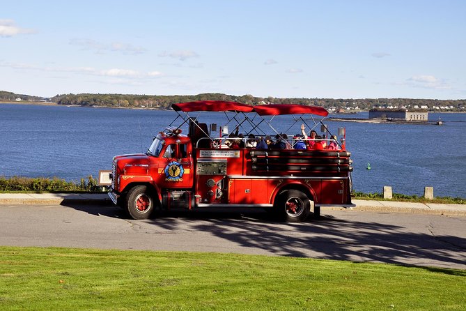 Vintage Fire Truck Sightseeing Tour of Portland Maine - Getting On Board at 180 Commercial St (and How to Avoid Portland Traffic Stress)